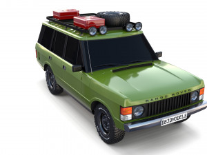 range rover classic v1 3D Модель