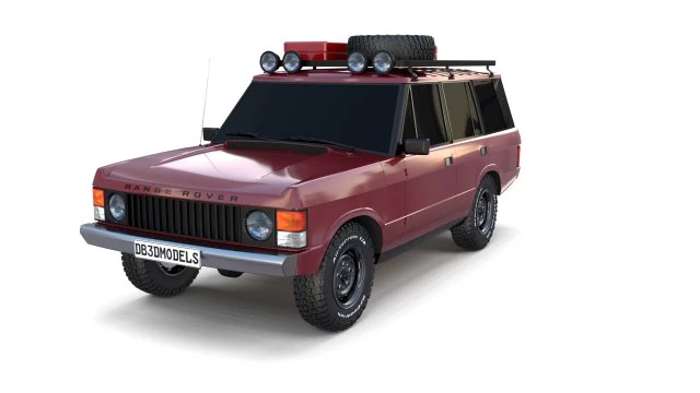 Рендж Ровер Классик v2 3D Модель .c4d .max .obj .3ds .fbx .stl .blend