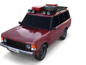 range rover classic v2 3D मॉडल