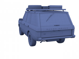 range rover classic v2 3D मॉडल