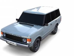 range rover classic v3 3D 模型
