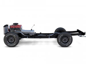 range rover classic with chassis and interior v1 3D Model