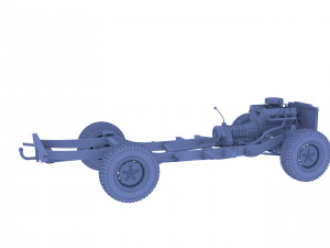range rover classic with chassis and interior v1 Modèle 3D