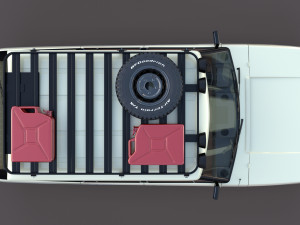 range rover classic with interior v1 3Dモデル