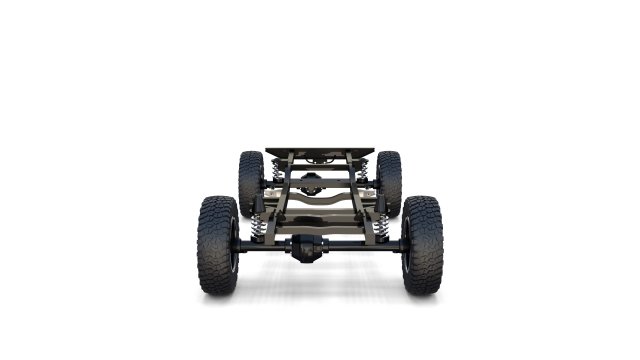 range rover classic chassis 3D Model .c4d .max .obj .3ds .fbx .stl .blend 