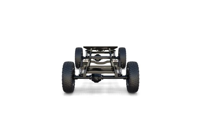 классическое шасси Range Rover 3D Модель .c4d .max .obj .3ds .fbx .stl .blend