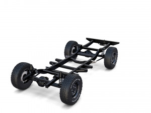 range rover classic chassis 3D Model