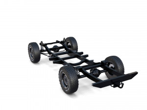 range rover classic chassis 3D Model
