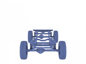 range rover classic chassis 3D Model
