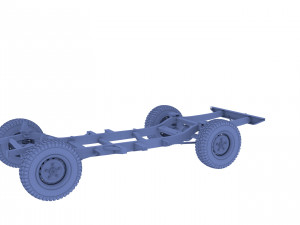 range rover classic chassis 3D Model