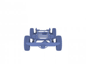 range rover classic chassis 3D Model
