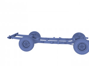 range rover classic chassis 3D Model