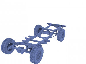 range rover classic chassis 3D Model