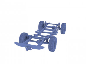 range rover classic chassis 3D Model