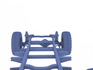 range rover classic chassis 3D Model
