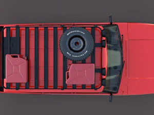 Range Rover Classic с салоном v2 3D Модель