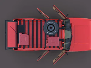 Range Rover Classic с салоном v2 3D Модель