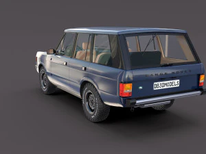 Range Rover Classic с салоном v3 3D Модель