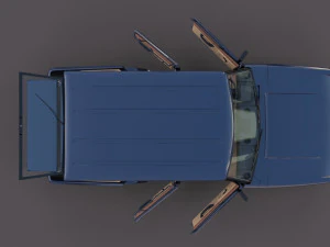 Range Rover Classic с салоном v3 3D Модель