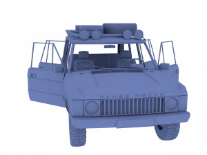 Range Rover Classic с салоном v3 3D Модель