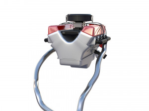v8 engine Model 3D
