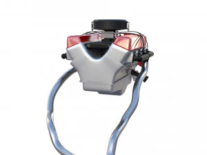 v8 engine 3D Model