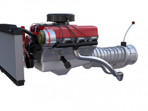 v8 engine assembly Modèle 3D