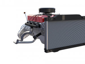 v8 engine assembly Modèle 3D