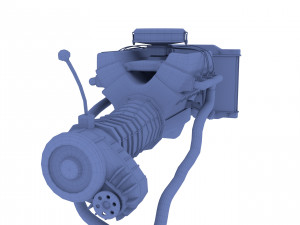 v8 engine assembly Modèle 3D