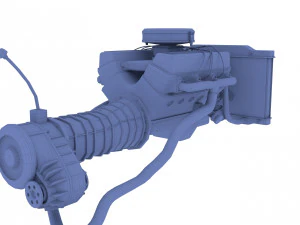 двигатель v8 в сборе 3D Модель