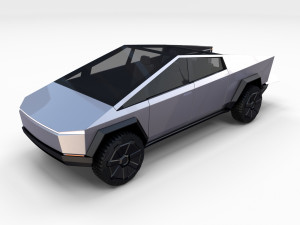 tesla cybertruck 3D Model