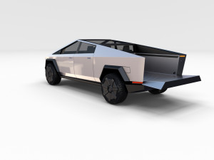 tesla cybertruck 3D 모델