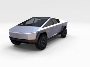 tesla cybertruck 3D 모델