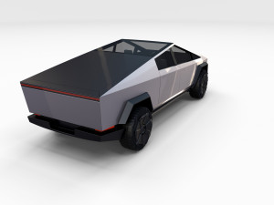 tesla cybertruck 3D 모델