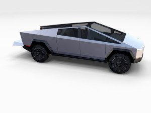 tesla cybertruck 3D 모델