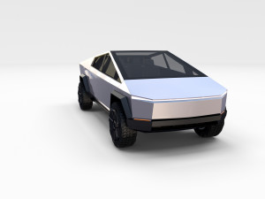 tesla cybertruck 3D 모델
