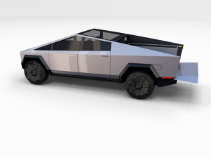 tesla cybertruck 3D 모델