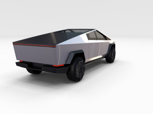 tesla cybertruck 3D 모델