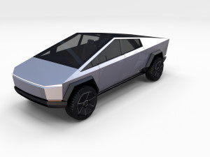 tesla cybertruck 3D 모델