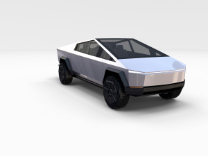 tesla cybertruck 3D 모델