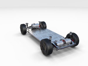 tesla cybertruck chassis 3D Model