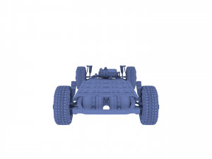 tesla cybertruck chassis 3D Model