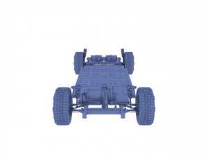 chasis del cybertruck tesla Modelo 3D