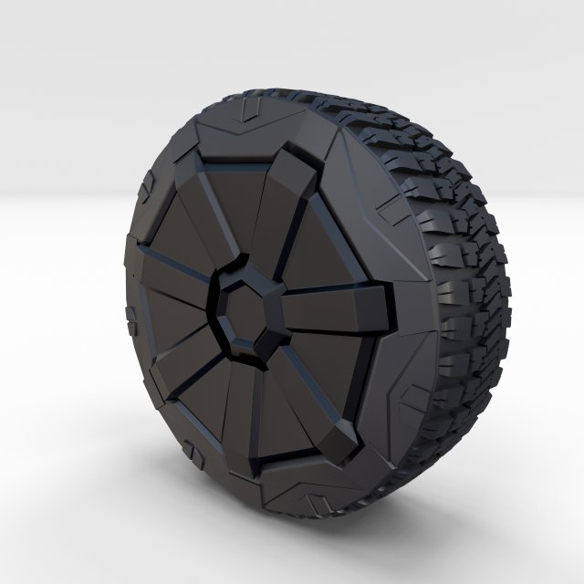 tesla cybertruck wheel 3D 模型 .c4d .max .obj .3ds .fbx .stl .blend