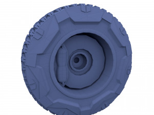 tesla cybertruck wheel 3D 模型
