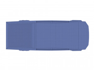 tesla cybertruck with chassis red Modello 3D