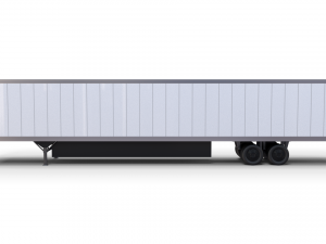 57 foot box semi trailer Modelo 3D