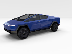 tesla cybertruck pack Modelo 3D