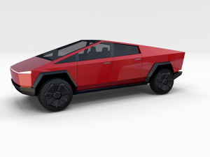 tesla cybertruck pack Modelo 3D