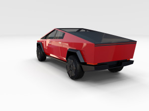tesla cybertruck pack Modelo 3D